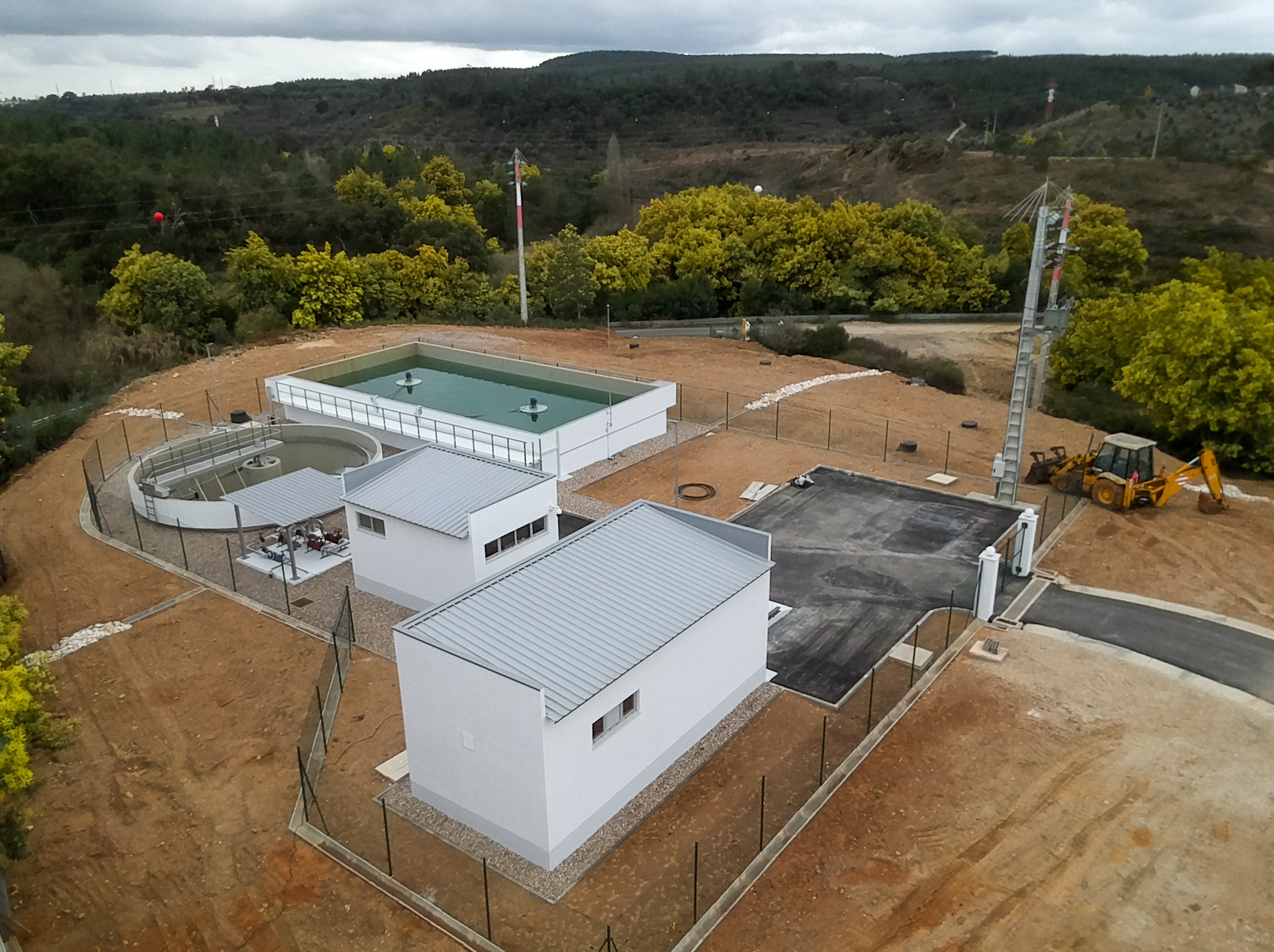 Sistema de drenagem de águas residuais do Polígono de Tancos